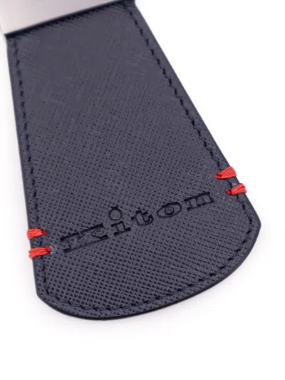 Kiton Leather Key Ring