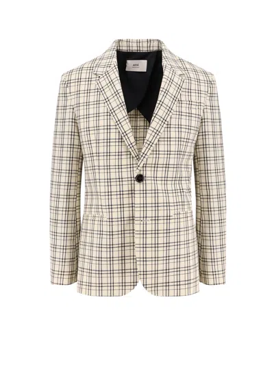 Ami Alexandre Mattiussi Ami Paris Men Ami Paris White Blazers E Vests