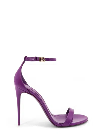Dolce & Gabbana Keira Patent Leather Sandals