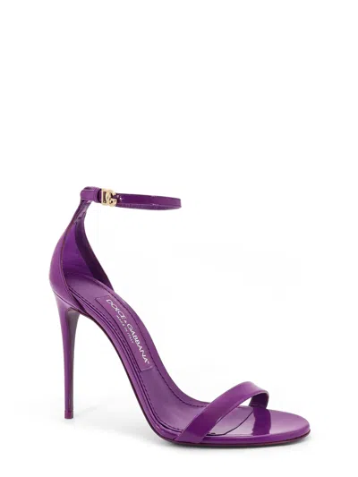 Dolce & Gabbana Keira Patent Leather Sandals