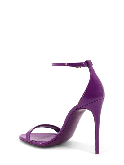 Dolce & Gabbana Keira Patent Leather Sandals