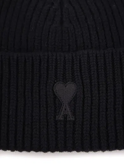 Ami Alexandre Mattiussi Beanie Wool Hat