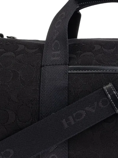 Coach Theo Monogram Cylindrical Holdall