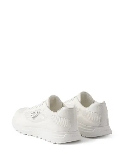 Prada Prax 01 Sneakers Mit Mesh-einsatz In White