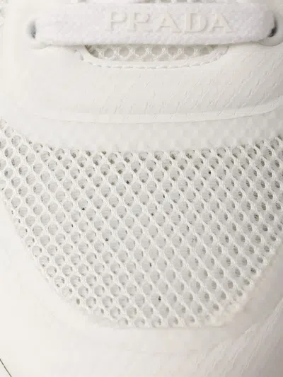 Prada Prax 01 Sneakers Mit Mesh-einsatz In White