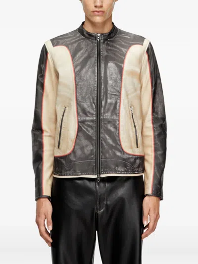 L-EVERT 皮质机车夹克