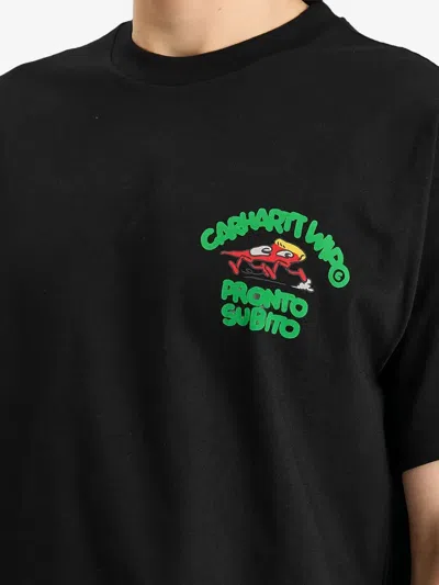 Carhartt Wip Short Sleeve Pronto T Shirt Black In Black