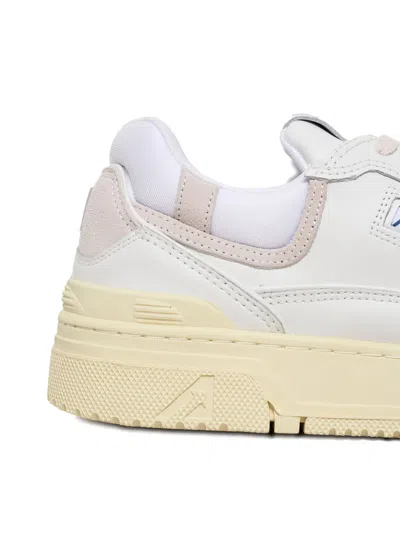 Autry White Leather Clc Sneakers In White