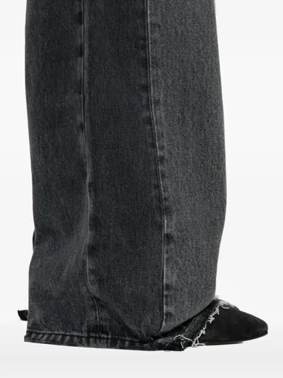 Stella Mccartney Tonal Panelled Jeans In Gray