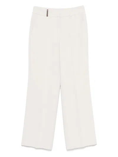 Peserico Klassische Hose In White