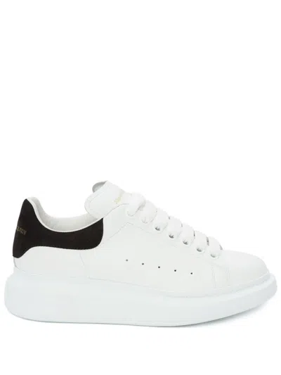 Alexander Mcqueen Alexander Mc Queen White And Black Oversized Sneakers In White
