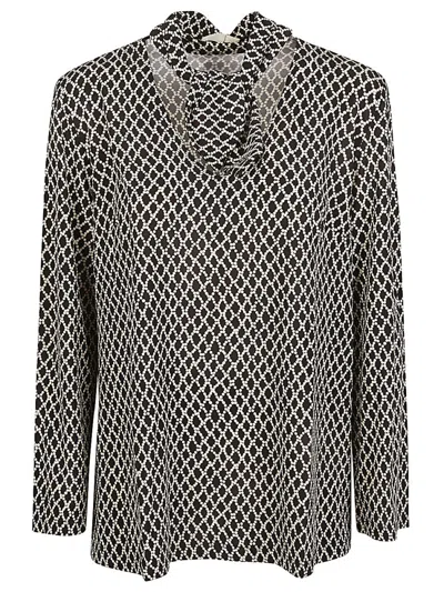 Siyu Printed Blouse In Black