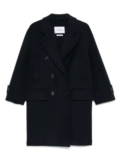 Max Mara Double-breasted Blazer In Blue