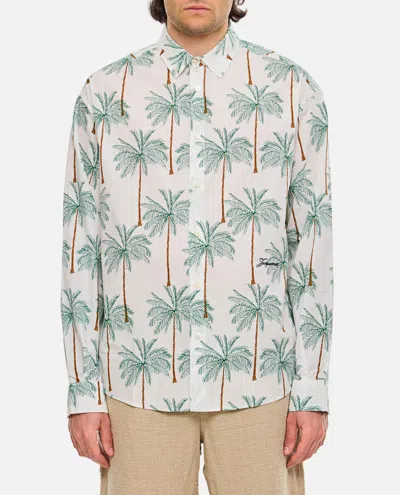 Jacquemus La Chemise Simon Shirt In Green