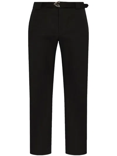 Alexander Mcqueen Straight-leg Tailored Trousers In Black