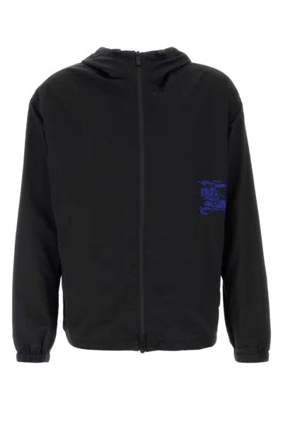 Burberry Lightweight Nylon Jacket By Ekd In Black