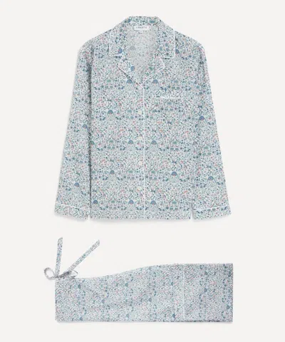 Liberty Women's Imran Tana Lawn Cotton Pyjama Set In Blue