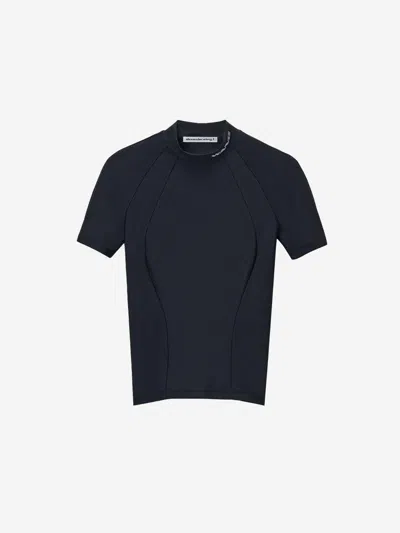 Alexander Wang Top Technique Logo In Blue