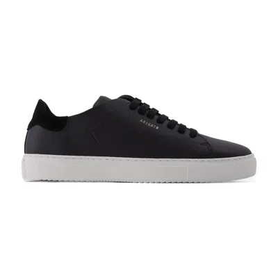 Axel Arigato '90 Clean' Black Low Top Sneakers With Logo Lettering On The Side In Black