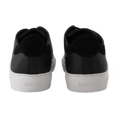 Axel Arigato '90 Clean' Black Low Top Sneakers With Logo Lettering On The Side In Black