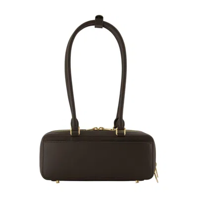Self-portrait Baguette With Charm Shoulder Bag In Black