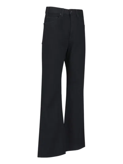Nili Lotan High Waist Bootcut Jeans In Black