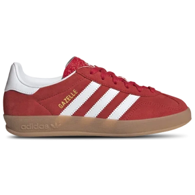 Adidas Originals Boys   Gazelle Indoor In Red