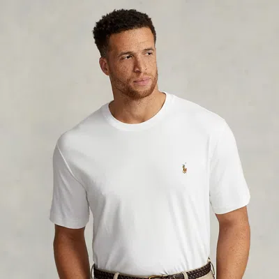 Polo Ralph Lauren Ralph Lauren Soft Cotton Crewneck T-shirt In White