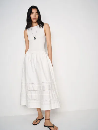 Reformation Robe Idelle In White