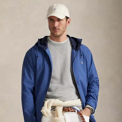 Polo Ralph Lauren Ralph Lauren Twill Hooded Jacket In Blue