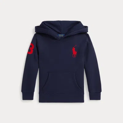 Polo Ralph Lauren Ralph Lauren Big Pony Fleece Hoodie In Blue