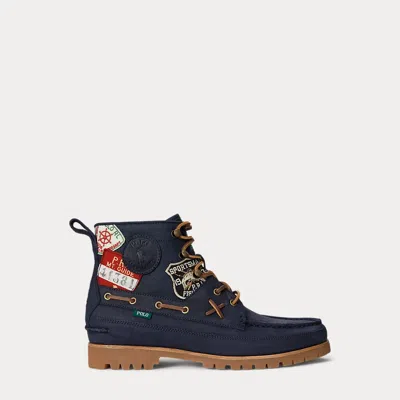 Ralph Lauren Ranger Mid Suede & Twill Boot