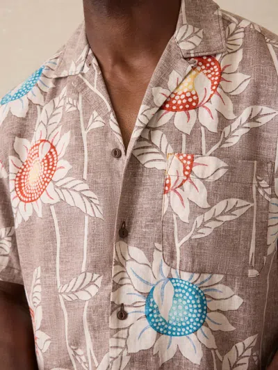 Faherty Short Sleeve Breeze Camp Shirt In Multi