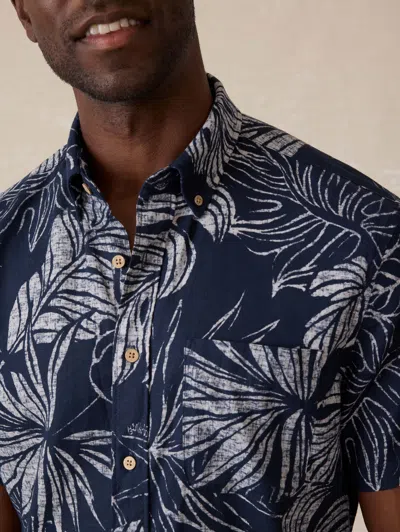 Faherty Short-sleeve Breeze Shirt In Multi