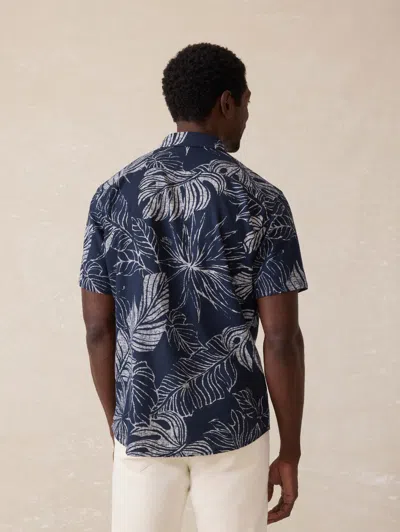 Faherty Short-sleeve Breeze Shirt In Multi