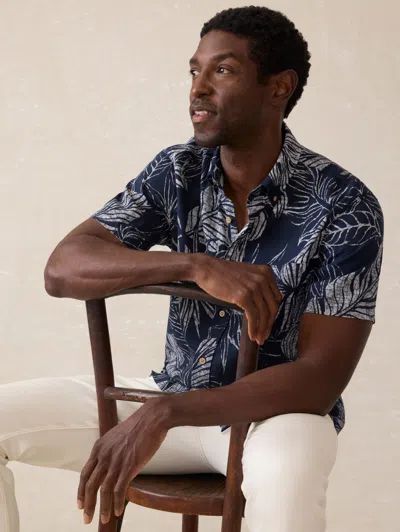 Faherty Short-sleeve Breeze Shirt In Multi
