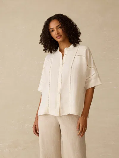 Faherty Luna Top In Neutral
