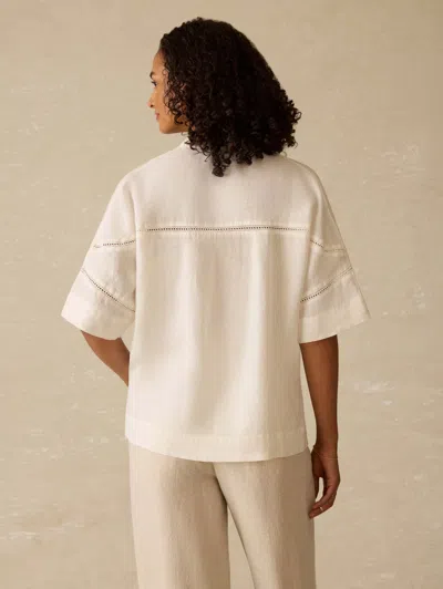 Faherty Luna Top In Neutral