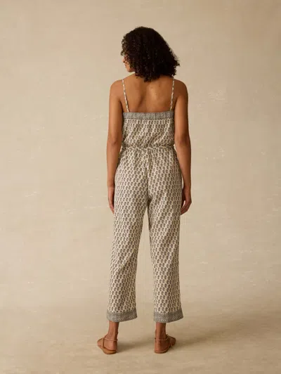 Faherty Catalina Jumpsuit In Gray