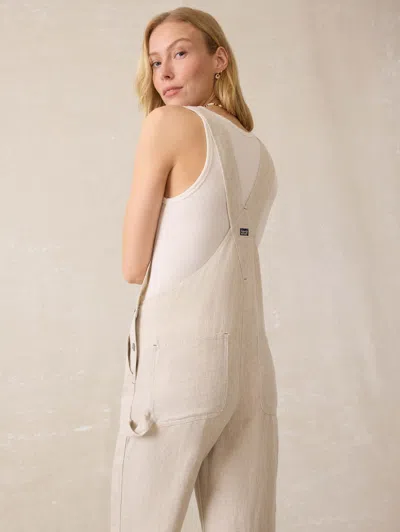 Faherty Twill Linen Overall