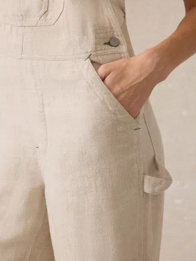 Faherty Twill Linen Overall