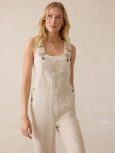 Faherty Twill Linen Overall