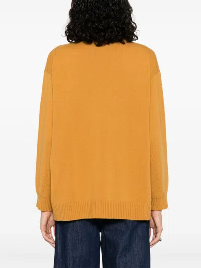 Max Mara Fido Crew Neck Embroidered Knit Sweater