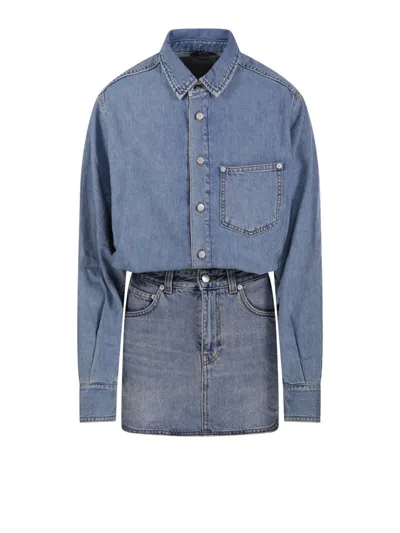 Haikure Ionic Dress Buttoned Cuffs In Blue