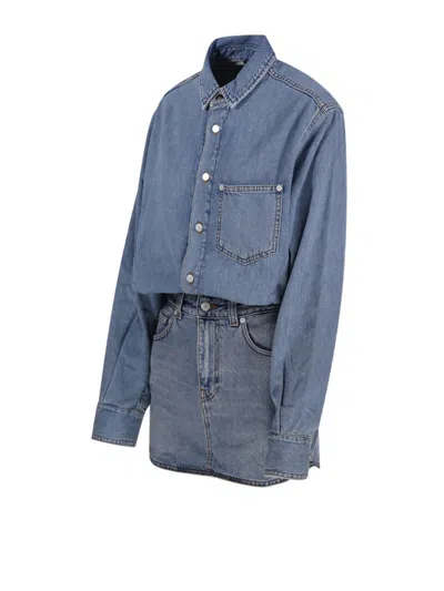 Haikure Ionic Dress Buttoned Cuffs In Blue
