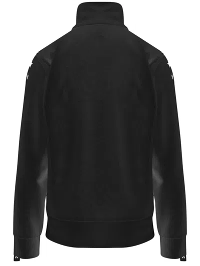 Golden Goose Denis Sweatshirt With Grosgrain Band In Black