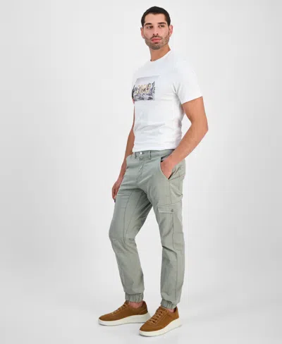 Guess Men's Rubin Kombat Cargo Pants In Gray