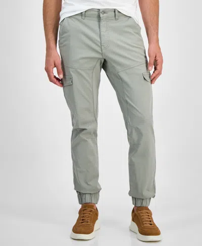 Guess Men's Rubin Kombat Cargo Pants In Gray