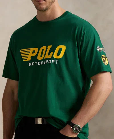 Polo Ralph Lauren Men's Big & Tall Jersey Graphic T-shirt In Green