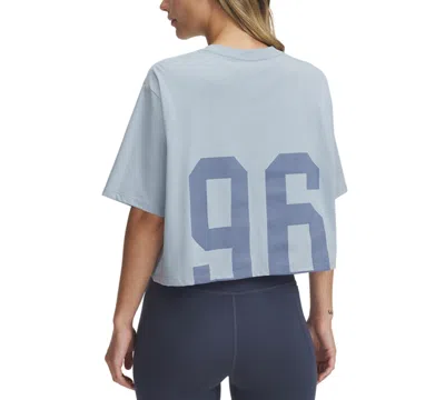 Under Armour Women's Rival Short Sleeve T-shirt In Blue